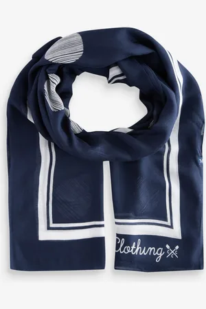 J.Crew Company Blue Modal Spot Print Scarf One