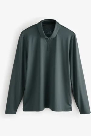 Next Active Golf Long Sleeve Textured Top Polo Shirt XS