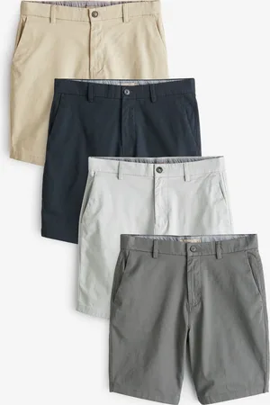 Next Slim Fit Stretch Chino Shorts 4 Pack 34W x 31L (UK 34 R)