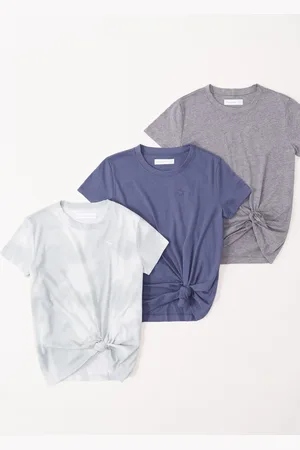 Abercrombie & Fitch Tie Front T-Shirt 3 Pack 15