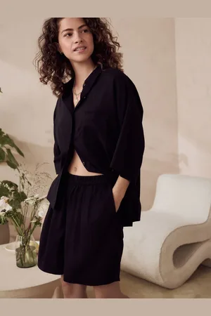 Next Linen Blend Shorts AU 12