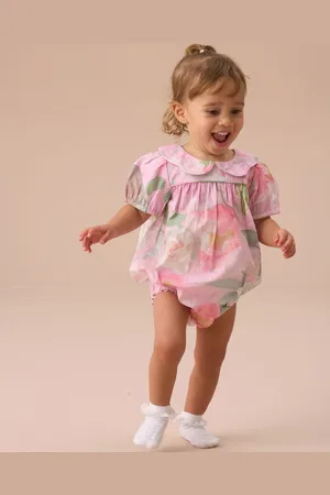 Angel & Rocket Floral Print Romper 6