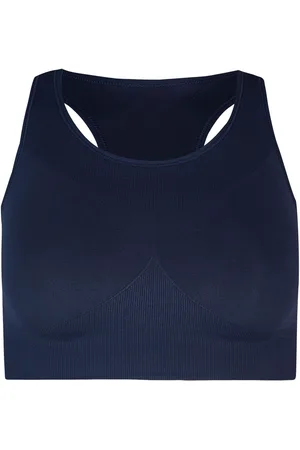Sweaty Betty Blue Stamina Seamless Sports Bra S