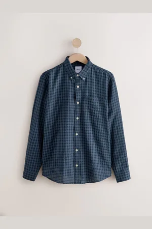 Next Check Long Sleeve 100% Cotton Shirt L