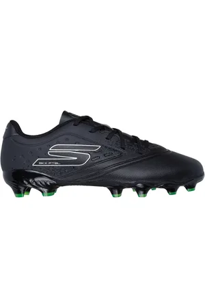 Skechers Black Razor Jr Crib Firm Ground Football Boots AU 10 (EU 27.5)