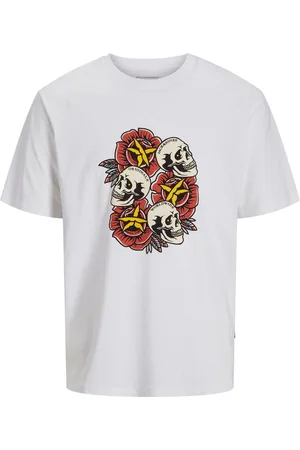 JACK & JONES Skull Print 100% Cotton T-Shirt 12 Years (152cm)