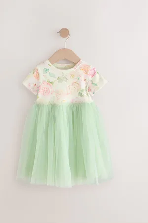 Next Ribbed Mesh Party Dress (3mths-7yrs) 6