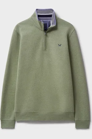 J.Crew Green Classic Quarter Zip Sweatshirt XS