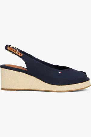Tommy Hilfiger Blue Mid Wedge Slingback Sandals AU 8.5 (EU 40)