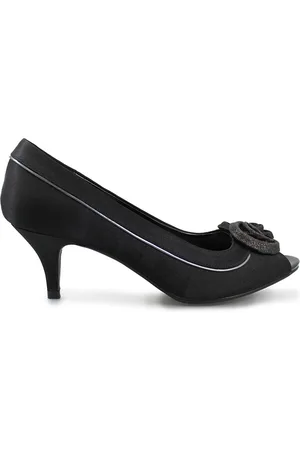 Lunar Ripley Satin Peep Toe Shoes AU 9 (EU 40)