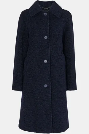 Whistles Blue Romy Boucle Coat AU 8
