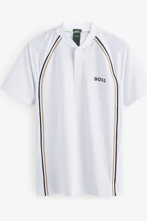 HUGO BOSS Pariq Slim-Fit Tennis Polo Shirt L