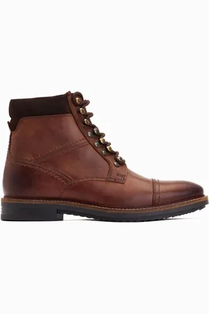 Base London Ashland Lace Up Toe Cap Boots AU 12 (EU 46)