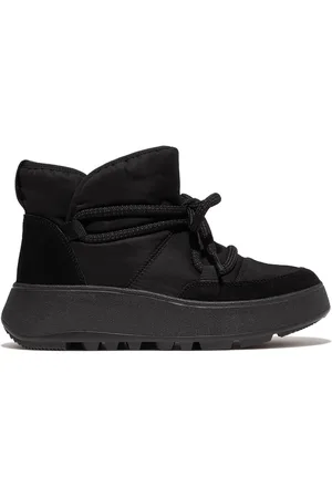 FitFlop F-Mode Water Resistant Biofleece Mesh Flatform Snow Boots AU 6 (EU 37)