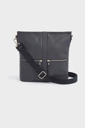 Osprey Grainy Hide Leather Levisham Cross-Body Bag One