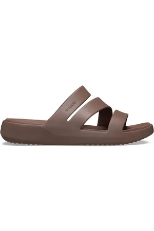 Crocs Black Chrome Adults Getaway Strappy Sandals AU 10 (EU 42.5)