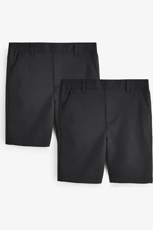 Clarks Regular Boys Pull-On School Shorts 2 Pack 134140cm