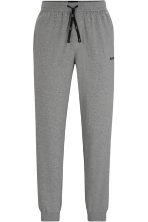 HUGO BOSS Grey Stretch Cotton Tracksuit Bottoms XXL