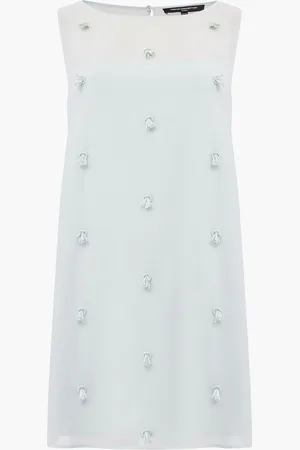 French Connection Cameron Embellished Dress AU 10