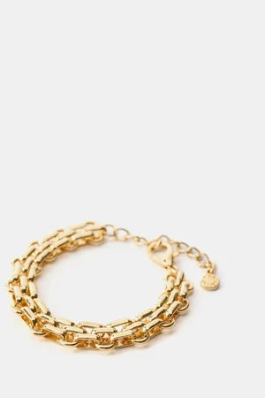 mint&berry Gold Tone Chain Bracelet One