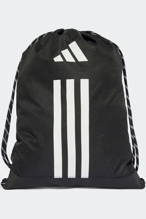 adidas Black 3 Stripe Gymsack One