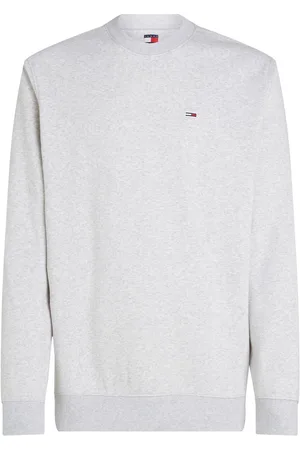 Tommy Hilfiger Grey Flag Crew Jumper S