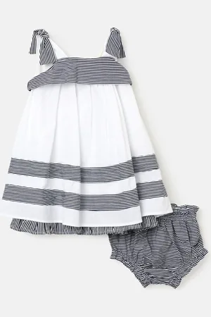 Angel & Rocket Avery Stripe Panel Dress With Bloomer Set 2
