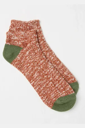 Fat Face FatFace Brown Trainer Socks AU 9.5-11