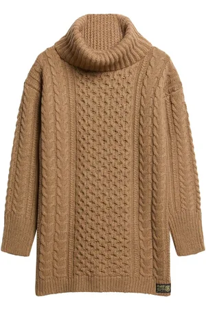 Superdry Rollneck Cable Jumper Dress AU 16