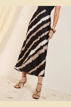 Friends Like These Ombre Satin Maxi Skirt 8