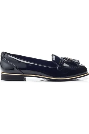 Moda In Pelle Evvaa Flat Slip on Tassle Leather Barrel Loafers AU 9 (EU 40)