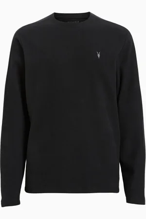 AllSaints AllSaints Black Rowe Long Sleeve Crew Neck T-Shirt S