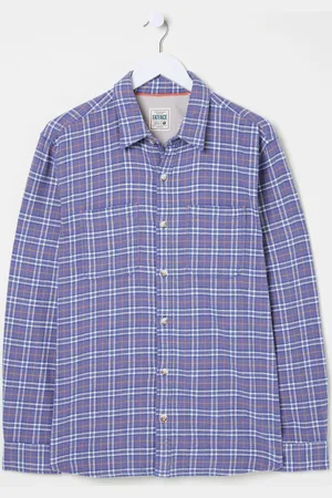 Fat Face FatFace Acton Long Sleeve Check Shirt 3XL Tall
