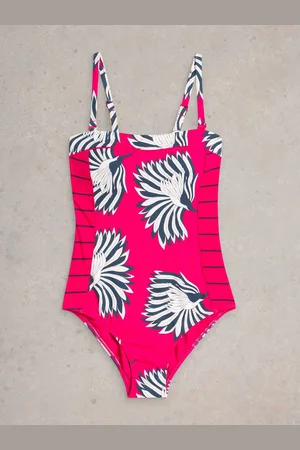 White Stuff Pink Suki Swimsuit AU 16