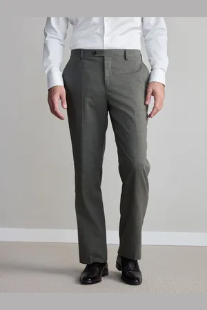Next Green Regular Fit Signature Nova Fides Wool Trousers 34W x 29L (UK 34 S)