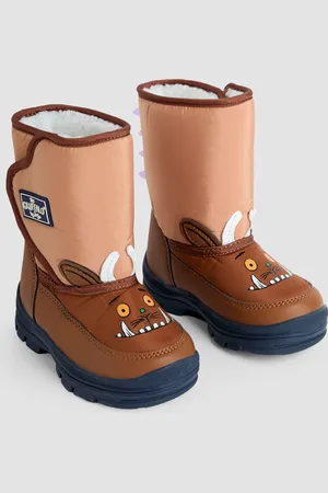 JoJo Maman Bébé Brown Gruffalo Snow Boots AU 3 (EU 20)