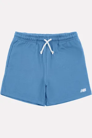 New Balance Kids French Terry Small Logo 100% Cotton Shorts 12