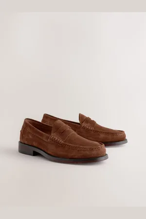 Next Standard Fit Suede Penny Loafers AU 6.5 (EU 40)