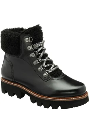 Ravel Black Leather Zip Up Ankle Boots AU 9 (EU 41)