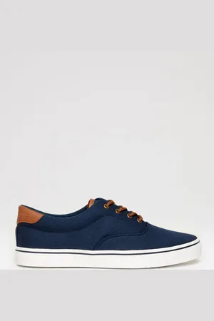 Threadbare Navy Canvas Trainers AU 8 (EU 42)