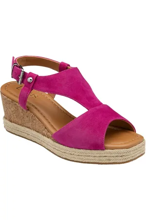 Lotus Pink Wedge Espadrille Sandals AU 9 (EU 41)