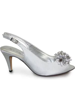 Lunar Sabrina Satin Slingback Court Shoes AU 5 (EU 36)