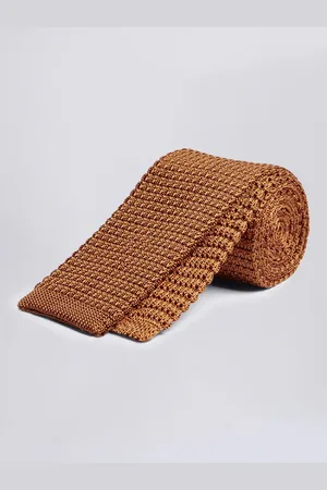 Moss Gold Knitted Silk Tie One