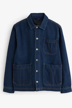 Threadbare Blue Denim Utility Jacket xlarge