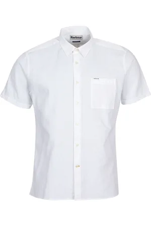 Barbour Nelson Linen Blend Short Sleeve Shirt XL
