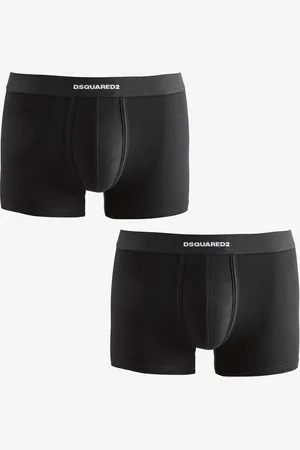 Dsquared2 Black Underwear Waistband Logo Boxers 2 Pack XL