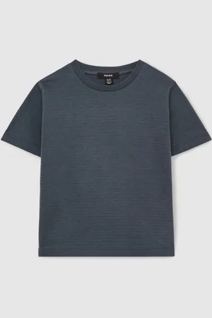Reiss Leo 3-9 yrs Cotton Textured Crew-Neck T-Shirt 5