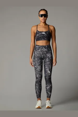 The North Face Black Flex Printed Crop Top M