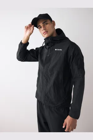 Columbia Challenger II Black Windbreaker XXL