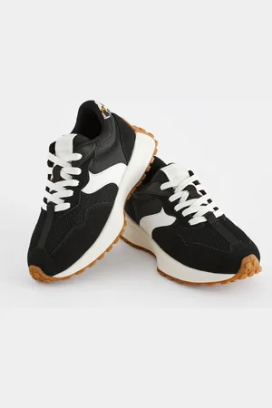 Next Black Lace-Up Chunky Trainers AU 12 (EU 30.5)